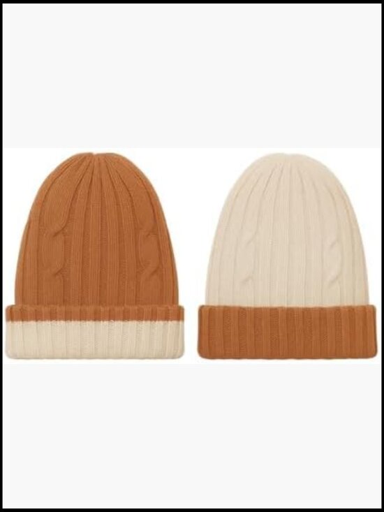 Reversible Alpaca Wool Cuffed Slouchy Beanie Hat Unisex main image 4